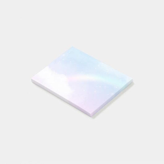 Magische pasta's en regenboog post-it® notes (Schuin)