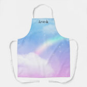 Magische pasta's en regenboog schort (Voorkant)