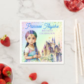 Magische pasteiprinses Fantasy Rainbow Castle Servet (Insitu)