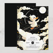 Magische Pastel Eend Verjaardag Kaart (Voorkant / Achterkant)