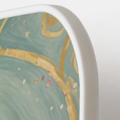 magische pastelpinguïn pickleball paddle (Links Detail)