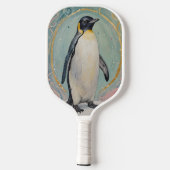 magische pastelpinguïn pickleball paddle (Achterkant)