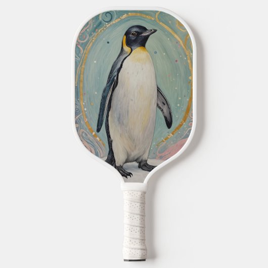 magische pastelpinguïn pickleball paddle (Voorkant)