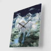 Magische Pegasus Fantasy Art Wall klok (Hoek)