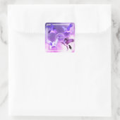 Magische Pegasus Universe. Vierkante Sticker (Tas)