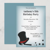 Magische Pet Magische Show Oudere Kinder Partij Kaart (Voorkant / Achterkant)