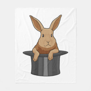 Magische pet van konijn fleece deken