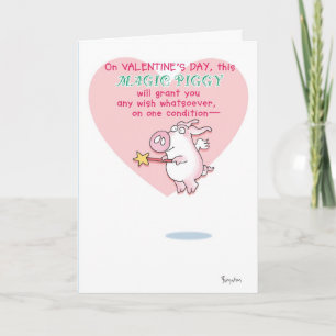 MAGISCHE PIGGY Valentijns door Boynton Feestdagen Kaart
