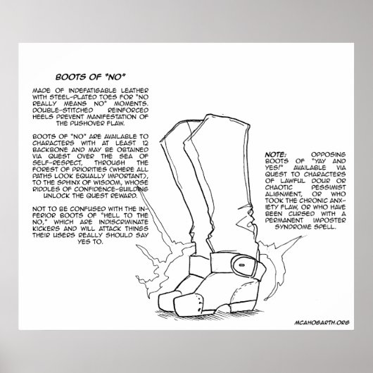 Magische post: Bots van "Nee" Poster (Voorkant)