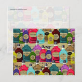 Magische Potie Apothecaire Halloween Tonic Fles Briefkaart (Voorkant / Achterkant)