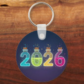 Magische Potion 2026 Glow Dubbelzijdig Sleutelhanger (Voorkant)