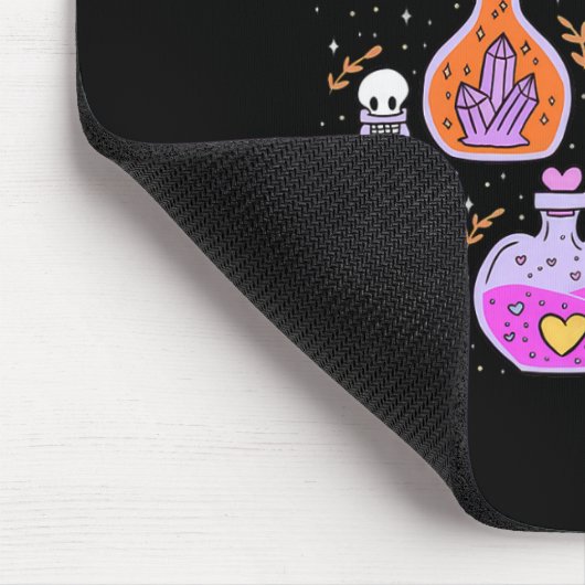 Magische Potions Flessen Witchy Halloween Print Muismat (Hoek)