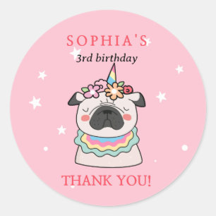 Magische Pug-editie sticker