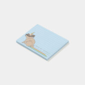 Magische pugicorn post-it® notes (Schuin)