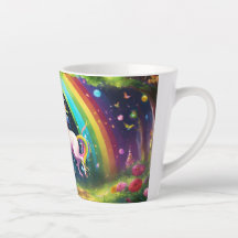 Magische Rainbow Unicorn Koffie Mok Design