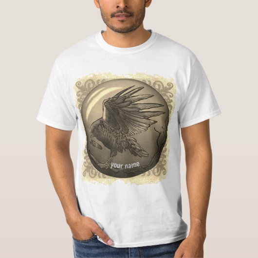Magische raven t-shirt (Voorkant)