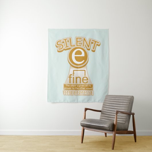 Magische regel PHONICS leren Engels Wandkleed (In situ)