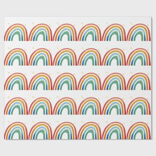 Magische Regenboog Cadeaupapier (Vlak)