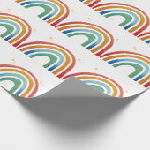 Magische Regenboog Cadeaupapier (Hoek)
