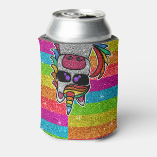 Magische regenboog Unicorn Glitter Whimsical Blikjeskoeler