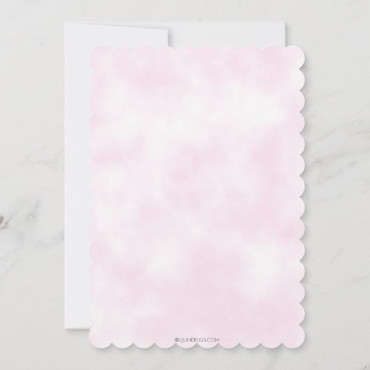 Magische regenboog Unicorn Waterverf Roze verjaard Kaart (Achterkant)