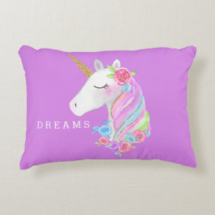 Magische regenboogunicorn Pillow Accent Kussen