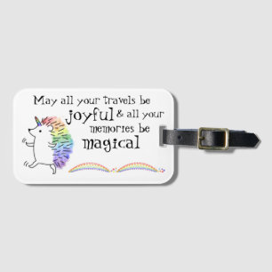 Magische reis<customize name> bagagelabel