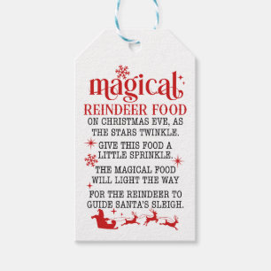 MAGISCHE RENDIEREN ETEN Een geschenk aan jou Cadeaulabel