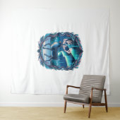 Magische rendiergloed wandkleed (In Situ (horizontaal))