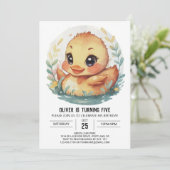 Magische RivierEend Verjaardag Kaart (Staand voorkant)