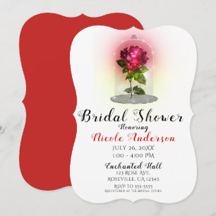 Magische rode rode rozen ongewoon Vrijgezellenfees Kaart