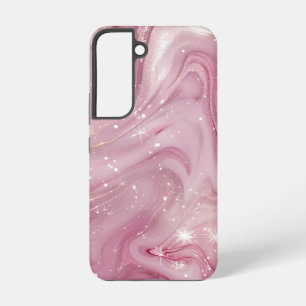 Magische roze marmeren achtergrond naadloos samsung galaxy hoesje