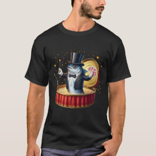 Magische Sardine Ontsnappingstruc Tovervis Show T-shirt