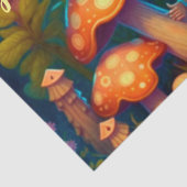 Magische schattige kikkerpaddenstoel tissuepapier (Detail)