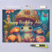 Magische schattige kikkerpaddenstoel tissuepapier (Craft)