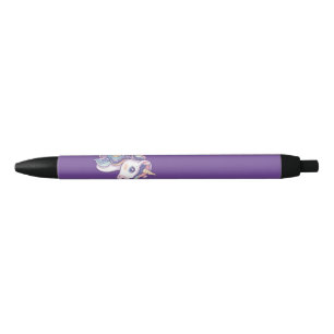 Magische Schattigee Sparkly Pastel Eenhoorn Zwarte Inkt Pen