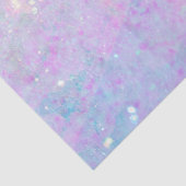 Magische Script Decoupage Paarse Roze Faux Glitter Tissuepapier (Detail)