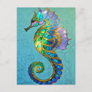 Magische Seahorse briefkaart