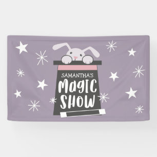 Magische Show Birthday Spandoek