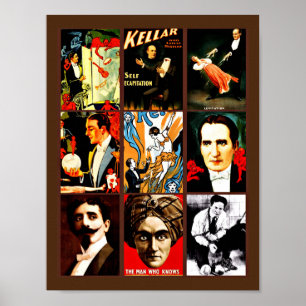 magische Shows Posters Kunstcollage