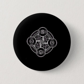 Magische Sigil (zegel) Sticker 18 Ronde Button 5,7 Cm