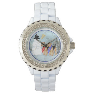 Magische Sneeuwman Horloge