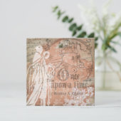 Magische Snowflake eenmaal op een uitnodiging van (Staand voorkant)