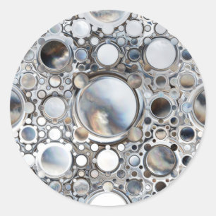 Magische spiegels ronde sticker