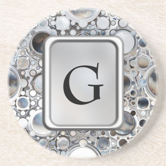 Magische spiegels zandsteen onderzetter (Voorkant)