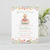 Magische Sprookjestuin Verjaardag Paddenstoelenblo Kaart (Staand voorkant)