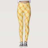 Magische Ster Himmels Patroon Met Zon Planeten Leggings (Voorkant)
