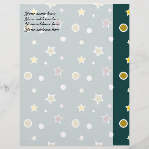 Magische sterren custom briefhoofd