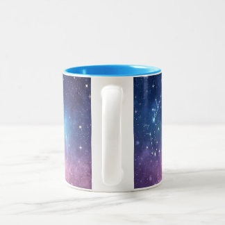 Magische sterrenhemel Mok: Twinkle Your Day Tweekleurige Koffiemok