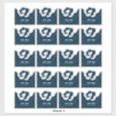 Magische Swirl Love Spell Labels (Vel)